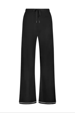 GIGI C Lounge|Aubrie Wide Leg Pant Black