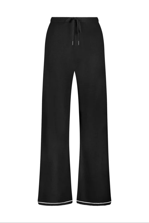GIGI C Lounge|Aubrie Wide Leg Pant Black