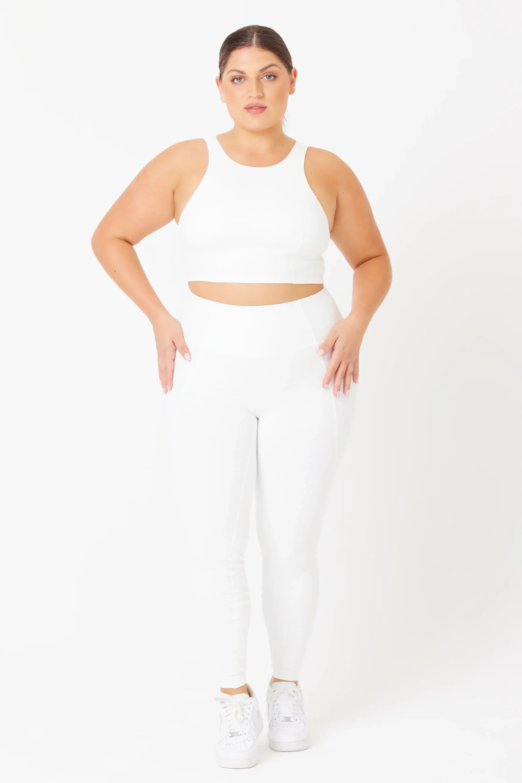 GIGI C Matching Sets|Sport Bottoms|Ava Snakeskin Legging Ivory