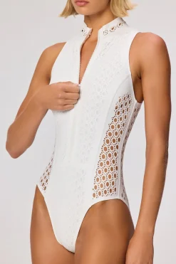 GIGI C Surf|One Pieces|Brooks One Piece White