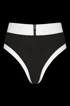 GIGI C Matching Sets|Swim Bottoms|Eddie Bottom Black & White