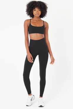 GIGI C Matching Sets|Sport Tops|Emery Snakeskin Bra Black