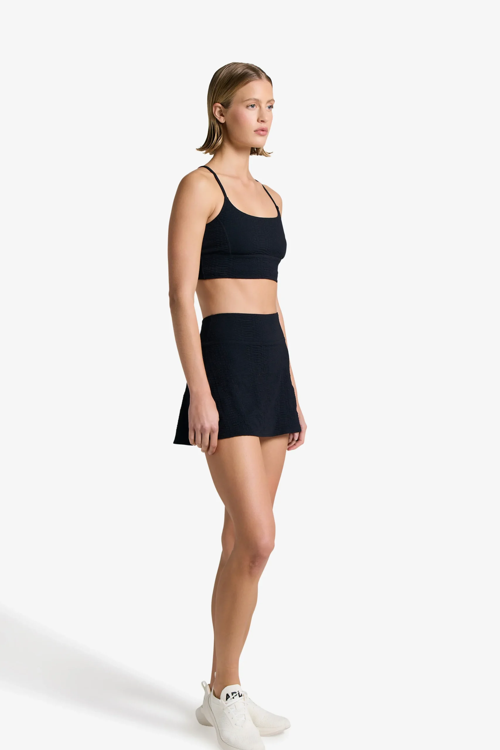 GIGI C Matching Sets|Sport Tops|Finle Snakeskin Bra Black