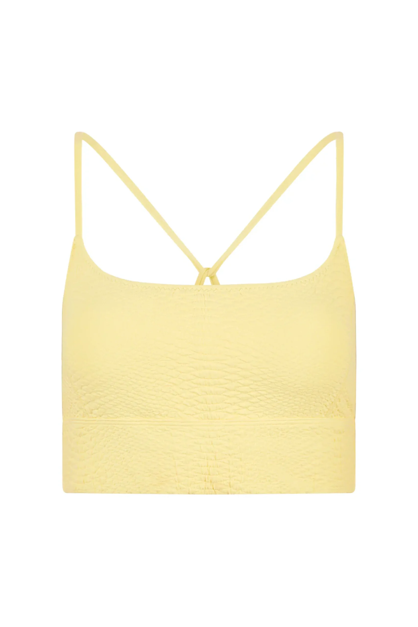 GIGI C Sport Tops|Matching Sets|Finle Snakeskin Bra Butter