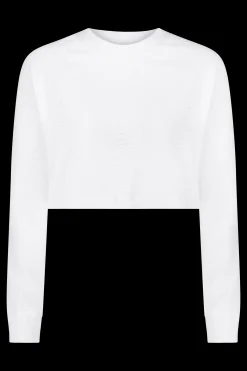 GIGI C Matching Sets|Sport Tops|Isabella Snakeskin Pullover Ivory