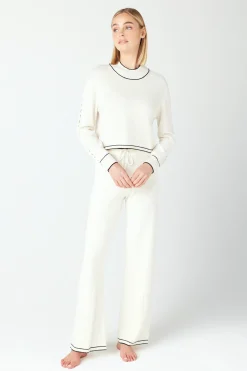 GIGI C Lounge|Jacqueline Pullover Ivory