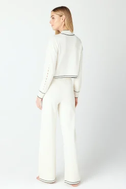 GIGI C Lounge|Jacqueline Pullover Ivory