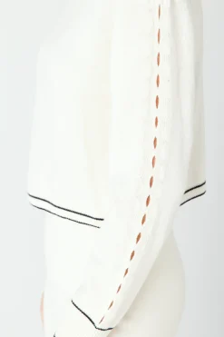 GIGI C Lounge|Jacqueline Pullover Ivory