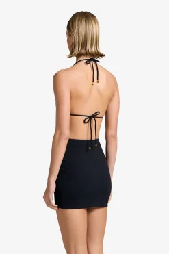 GIGI C Coverups|Matching Sets|Joelle Snakeskin Skirt Black