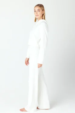 GIGI C Lounge|Juliet Hoodie Pearl
