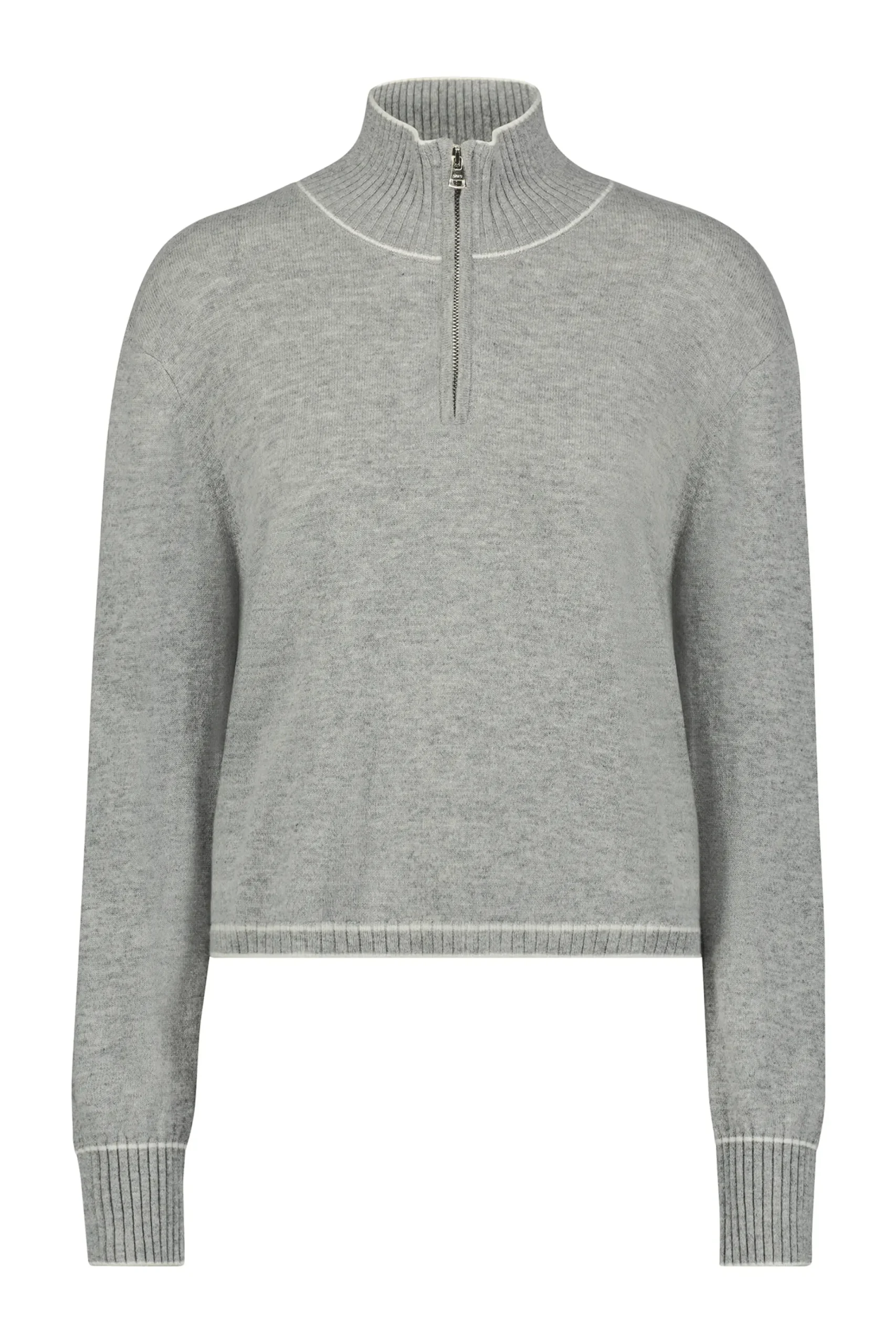 GIGI C Lounge|June Sweater Heather Grey