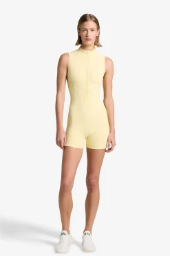 GIGI C Rompers & Jumpsuits|Keelan Snakeskin Romper Butter