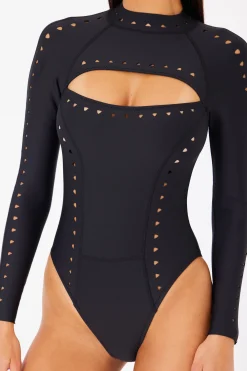 GIGI C Surf|One Pieces|Laurel Surfsuit Black