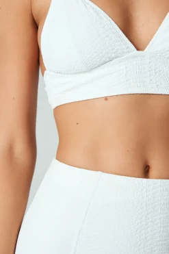 GIGI C Matching Sets|Sport Tops|Marissa Snakeskin Bra Ivory