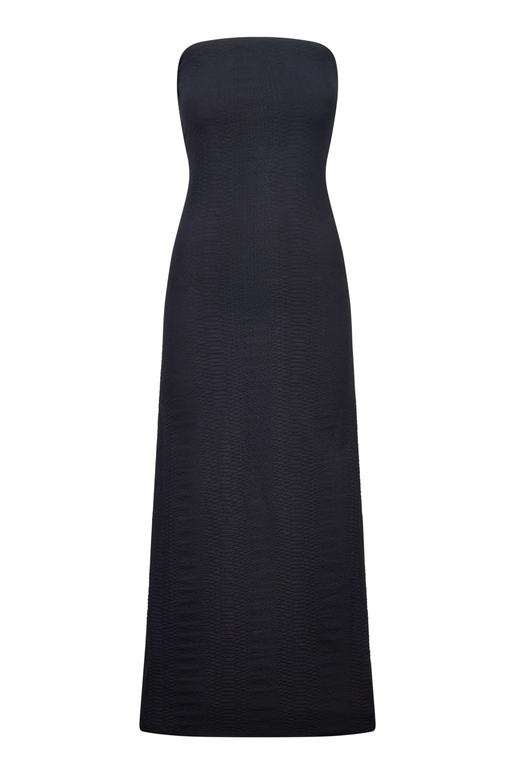 GIGI C Dresses|Coverups|Maya Snakeskin Dress Black