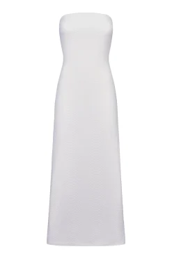 GIGI C Coverups|Dresses|Maya Snakeskin Dress Ivory