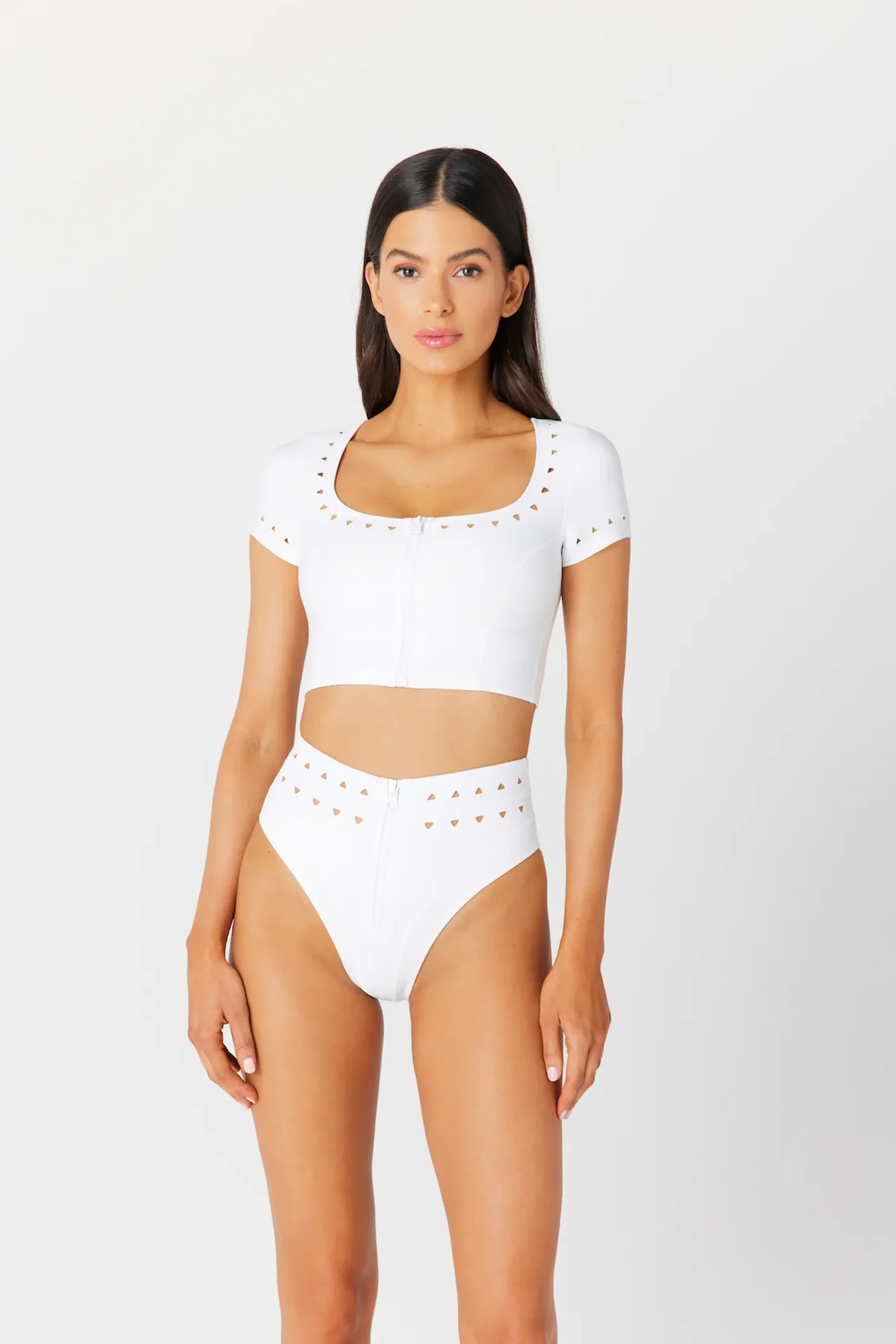 GIGI C Matching Sets|Swim Bottoms|McKenzie Bottom White