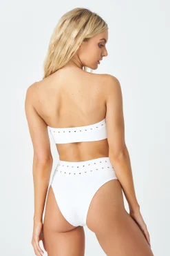 GIGI C Matching Sets|Swim Tops|McKenzie Top White
