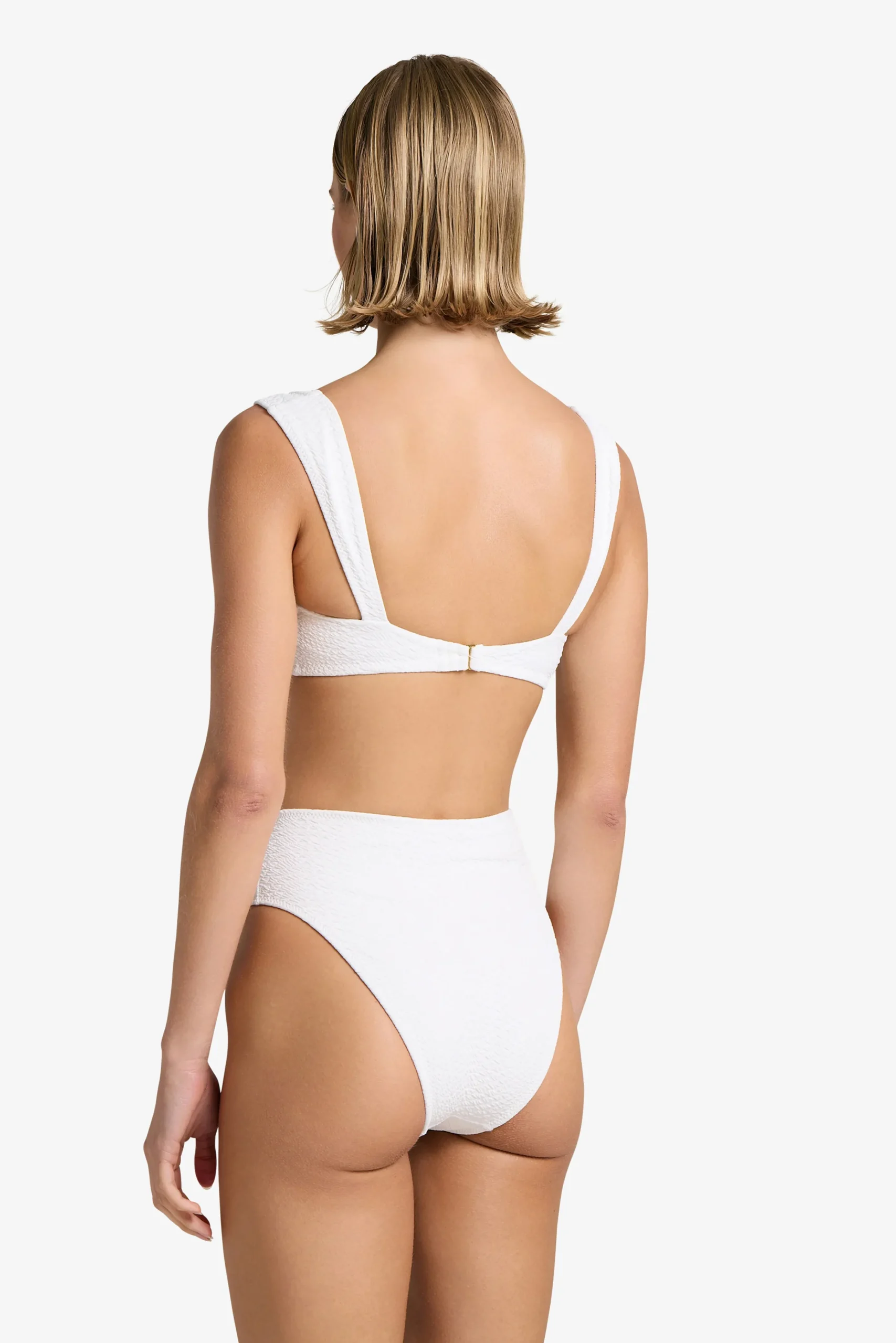GIGI C Matching Sets|Swim Bottoms|Melinda Snakeskin Bottom Ivory