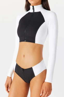 GIGI C Surf|Matching Sets|Missy Surf Jacket Black & White