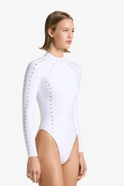 GIGI C Surf|One Pieces|Riley Surfsuit White