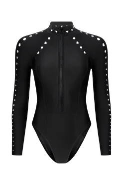 GIGI C Surf|One Pieces|Riley Surfsuit Full Coverage Black