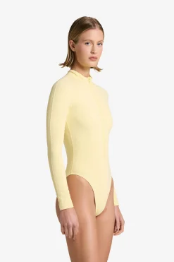 GIGI C Surf|One Pieces|Sophie Snakeskin Surfsuit Butter