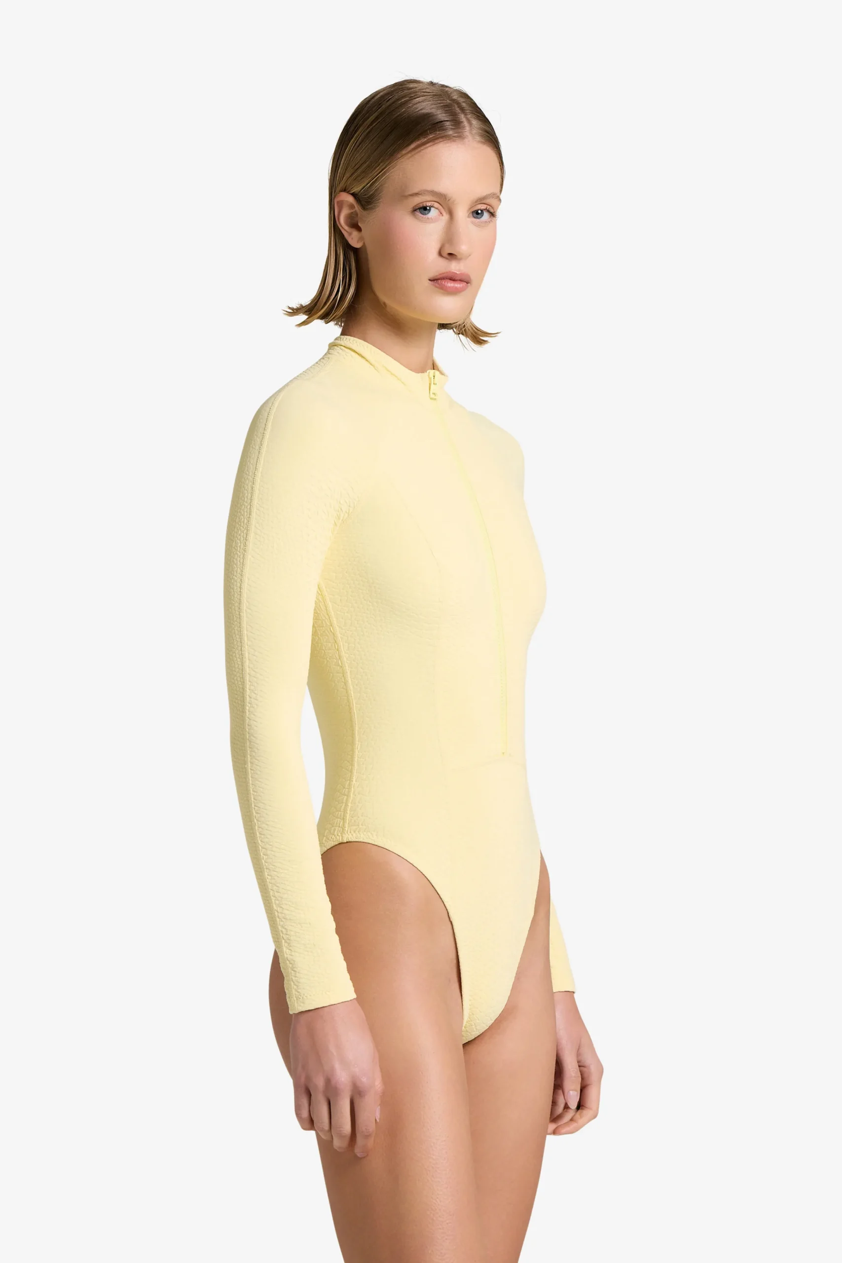 GIGI C Surf|One Pieces|Sophie Snakeskin Surfsuit Butter