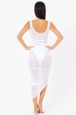 GIGI C Coverups|Dresses|Stevie Midi Dress White