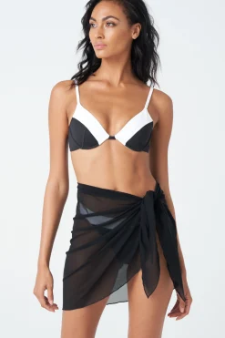GIGI C Coverups|Matching Sets|Willa Sarong Black
